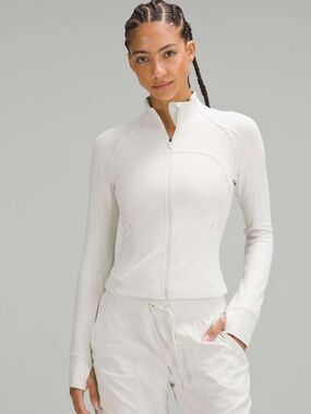 lululemon athletica White Full-Zip Lightweight Jacket